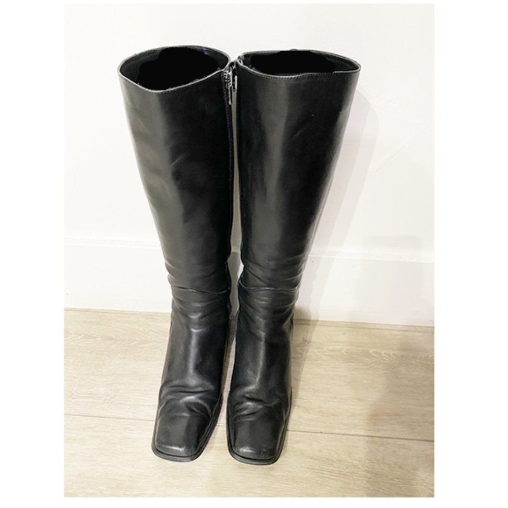Belle Knee High Boots Size 7.5 Black